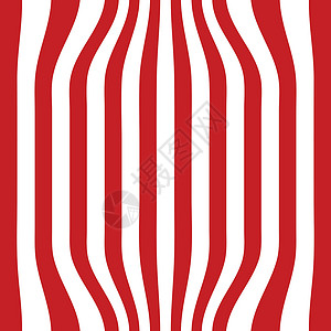 收益曲线条纹抽象背景 红色和白色斑马纹 矢量图 每股收益打印动物荒野插图绘画曲线褶皱地形野生动物皮肤插画