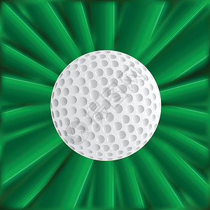 高尔夫球飞过绿色艺术品艺术绘画运动插图背景图片