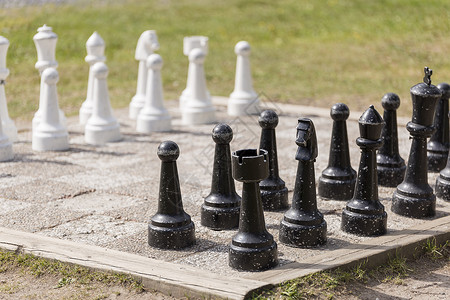 象棋草地游戏绿色白色草坪棋盘背景图片