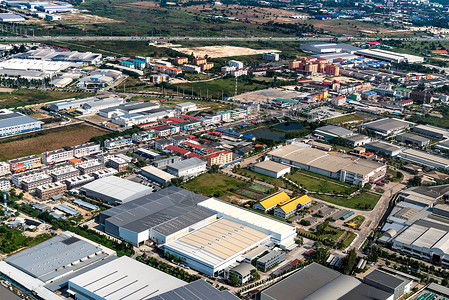 工业园房工厂和住房公司背景图片