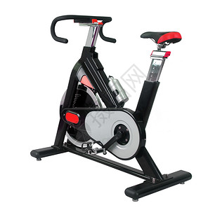 有氧踏板运动自行车跑步机娱乐健身房训练跑步身体家庭教练白色有氧运动机器背景