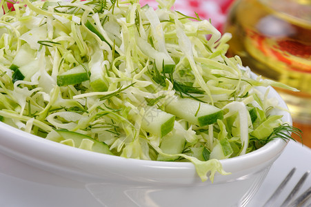 沙律加黄瓜卷心菜晚饭时间饮食纤维素自助餐盘子营养小吃蔬菜糖尿病背景图片