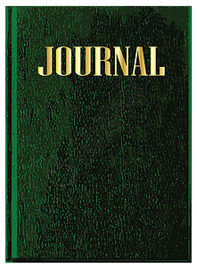 日刊 封面记录绿色绘画夹克插图框架日记艺术品皮革艺术背景图片