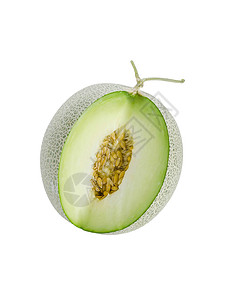 白色的绿瓜水果热带饮食蔬菜西瓜绿色食物背景图片