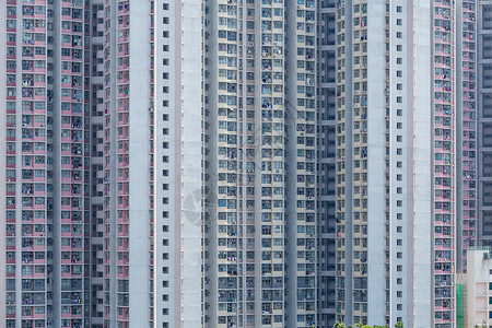 高楼公寓大楼密度城市人口民众市中心住宅窗户多层建筑学摩天大楼背景图片