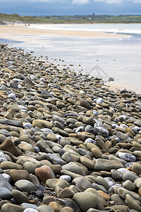 连接旁的沙滩背景图片