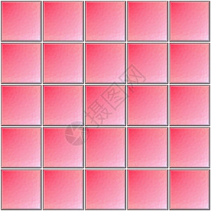 彩色瓷砖表面装饰风格多边形网格粉色插图马赛克背景图片