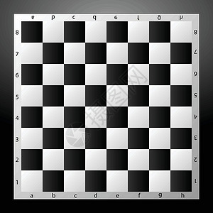 黑白棋棋盘 矢量插图背景图片