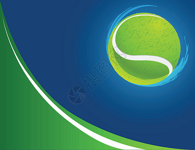 抽象运动背景网球 矢量速度法庭球拍绿色活力蓝色插图背景图片