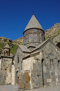 亚美尼亚中世纪盖格哈德修道院建筑群高清图片