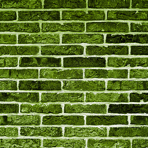绿砖背景结构上流社会水泥石头墙绿色宏观白色石膏橙子石头背景图片