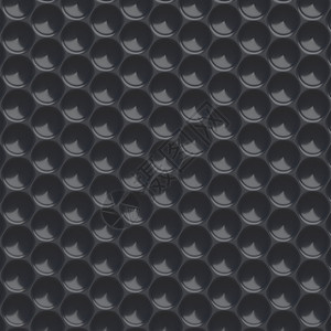 黑色抽象六角形背景  3个插图网络装饰墙纸六边形装饰品计算机渲染网站阴影背景图片