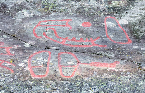 笔记雕刻版画艺术岩石文化岩画岩雕石头背景图片