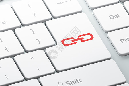 红色界面Web 设计概念 计算机键盘背景链接红色渲染文本3d托管白色界面网络编程网页背景