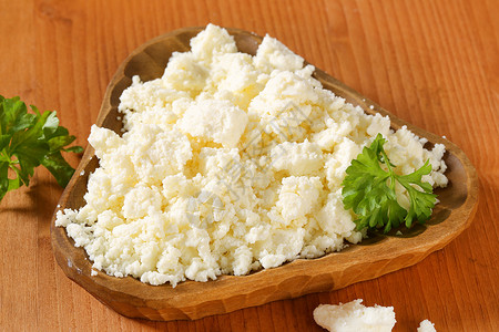 Bryndza 奶酪盘子抛光奶制品食物白色美味背景图片