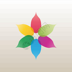 标志设计模板矢量图技术彩虹网络图标图像矢量花瓣公司绘画企业背景图片