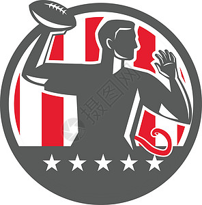 鸡公榄旗式足球QB玩家通过球球回转环设计图片