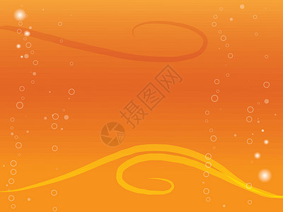 气泡背景空气橙子火花绘画背景图片
