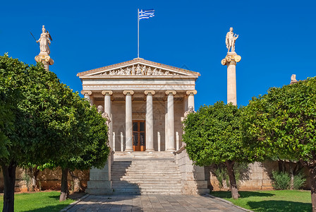 雅典科学院希腊雕塑高清图片