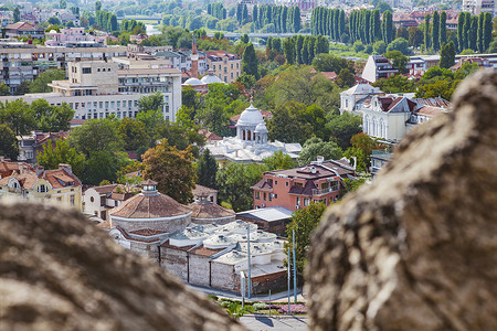 保加利亚语保加利亚市中心Plovdiv背景
