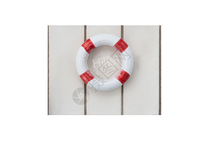 生命浮标红色白色帮助风化概念安全生活危险戒指圆形背景图片