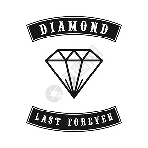 钻石宝石水晶收藏白色珠宝奢华石头插图圆圈背景图片
