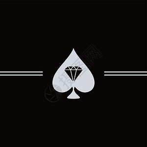 钻石金刚石艺术珠宝宝石扑克背景图片