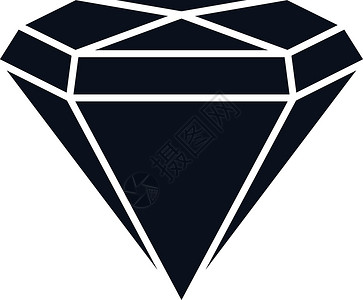 钻石宝石收藏水晶珠宝奢华石头插图圆圈白色背景图片