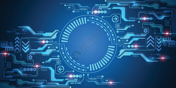 矢量抽象背景技术创新技术几何学科学横幅电路运动互联网墙纸电子出版物背景图片