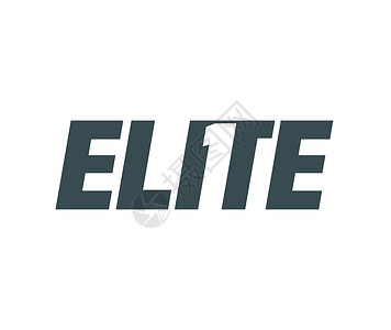 logo字体Elite Logo 概念数字感官力量字体精英奢华知觉艺术插图公司插画