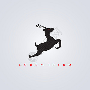 鹿标识品牌动物艺术动物园公司背景图片