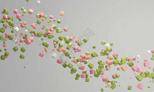 柔和的颜色糖果背景粉红色和绿色 lovely 柔和的 ba玩具气泡粒子灰尘孩子流动玻璃细胞星星纳米背景