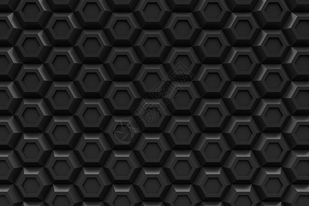 黑色六角 Honeomb 现代技术黑色抽象 3d bac运动抛光岩石墙纸横幅盒子水晶钻石框架宝石背景图片