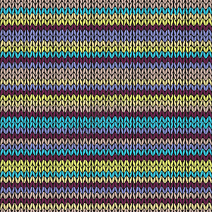 无缝编织图案 多色部落模板手工墙纸羊毛工艺针织针线活蓝色条纹织物毛衣背景图片