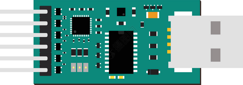 串口DIY电子usb uart板设计图片