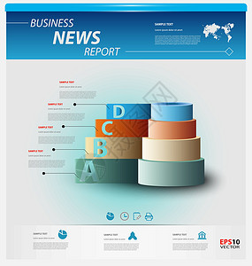 业务信息图表模板文档知识统计打印报告数据展示商业网络插图背景图片