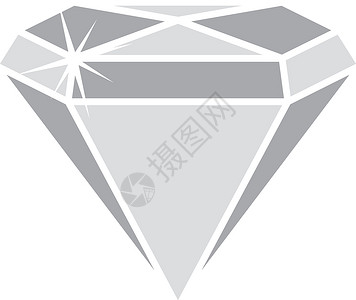 克拉闪亮的钻石首饰他们婚姻石头水晶珠宝戒指宝石礼物插图质量宝藏插画