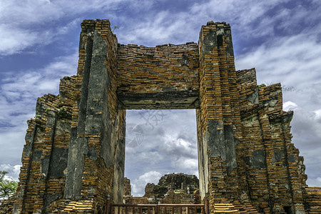 泰哈佩建筑学玛哈泰寺高清图片