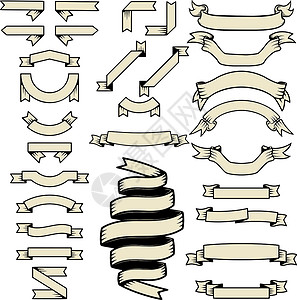 西格恩标志 标签 徽章 西格的设计要素插画