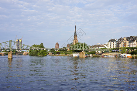 腾堡州法兰克福 德国 欧洲城市背景