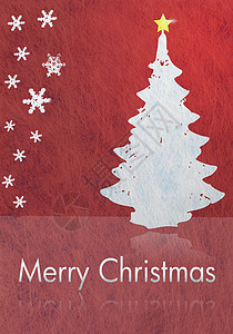 圣诞电影摘要 圣诞树和雪花 圣诞节卡片挫败贺卡图案白色灰色场景材料电影蓝色织物背景