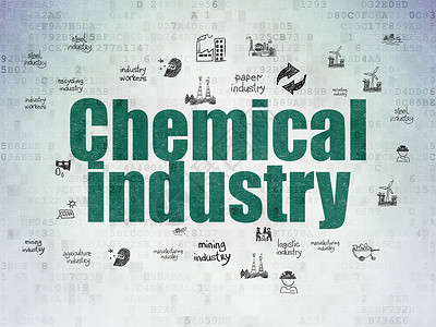 数字数据论文背景上的行业概念化学工业制造业力量建造绘画涂鸦电脑工程草图代码气体背景图片