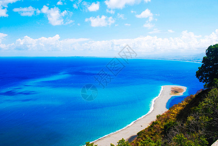 稀有的西西维视图天空景色蓝色大海海岸线美女高清图片