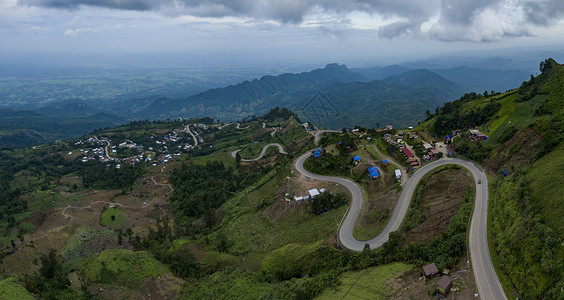 碧峰峡山地公路直航至塔伯克峰(Petchabun省)背景