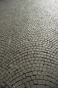城市铺路鹅卵石花岗岩街道灰色岩石石头结构正方形城市材料背景图片