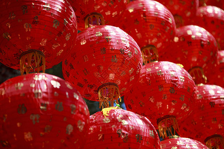传统红中国灯笼的风格 用在中华复古上背景图片