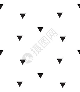上三角形素材向量几何无缝模式 现代三角形 texturerep格子风格装饰品平铺样本墙纸潮人菱形网格窗饰插画