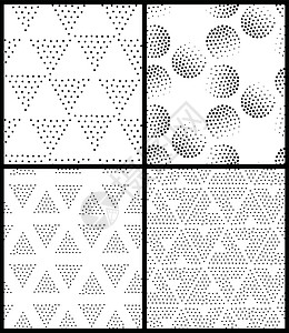 阿苏莱霍斯矢量抽象几何无缝图案 重复降解艺术圆形织物彩派气泡圆圈奢华纺织品艺术品星星插画
