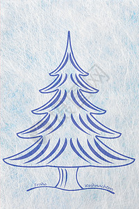 抽象圣诞树圣诞车闪光卡片灰色材料挫败贺卡织物电影场景蓝色背景图片