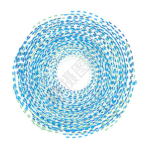 蓝色邮票框架抽象背景 虚线的圆圈 蓝色和白色设计图片